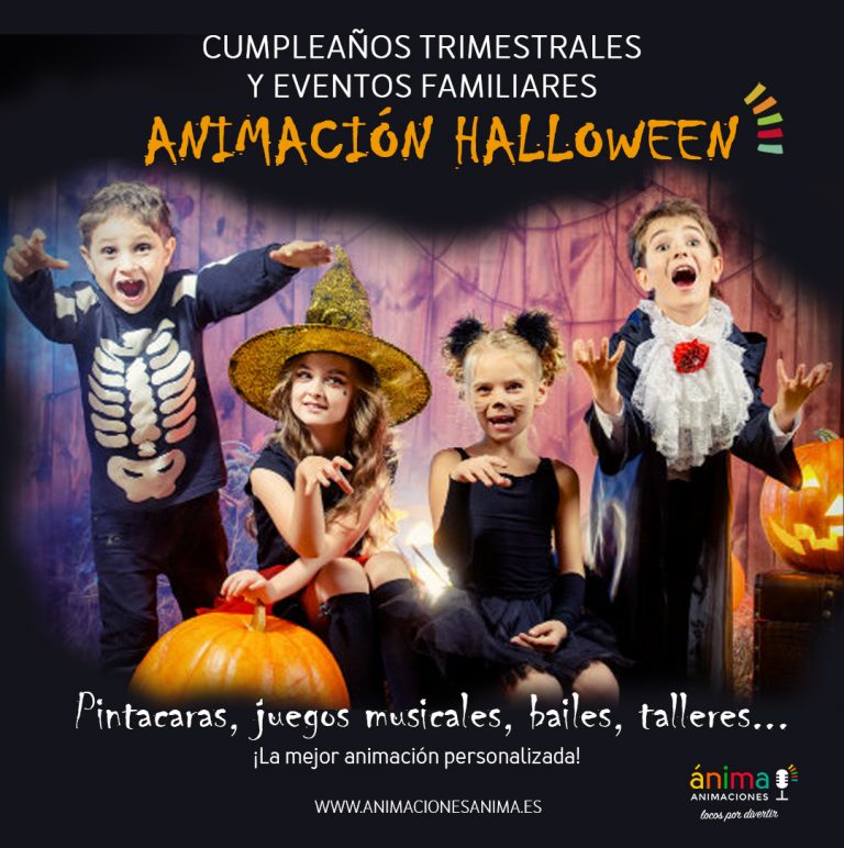 Animadores fiesta halloween Zaragoza