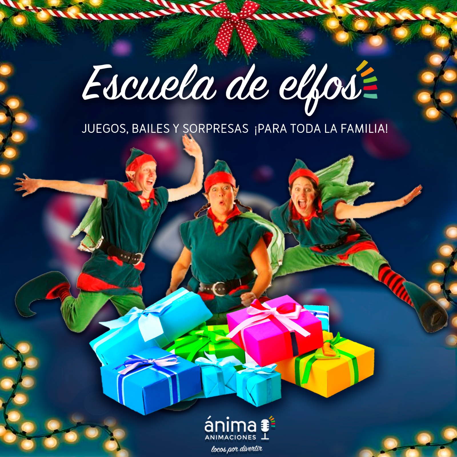 Escuela de elfos - animadores navidad infantil niños zaragoza